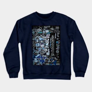 Street Sticker Graffiti Tag NYC Crewneck Sweatshirt